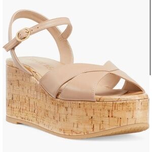 Stuart Weitzman Carmen Midi Wedge Sandal